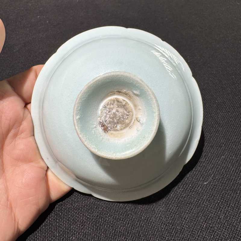 明 湖田茶盏、盏托一套 - 图8