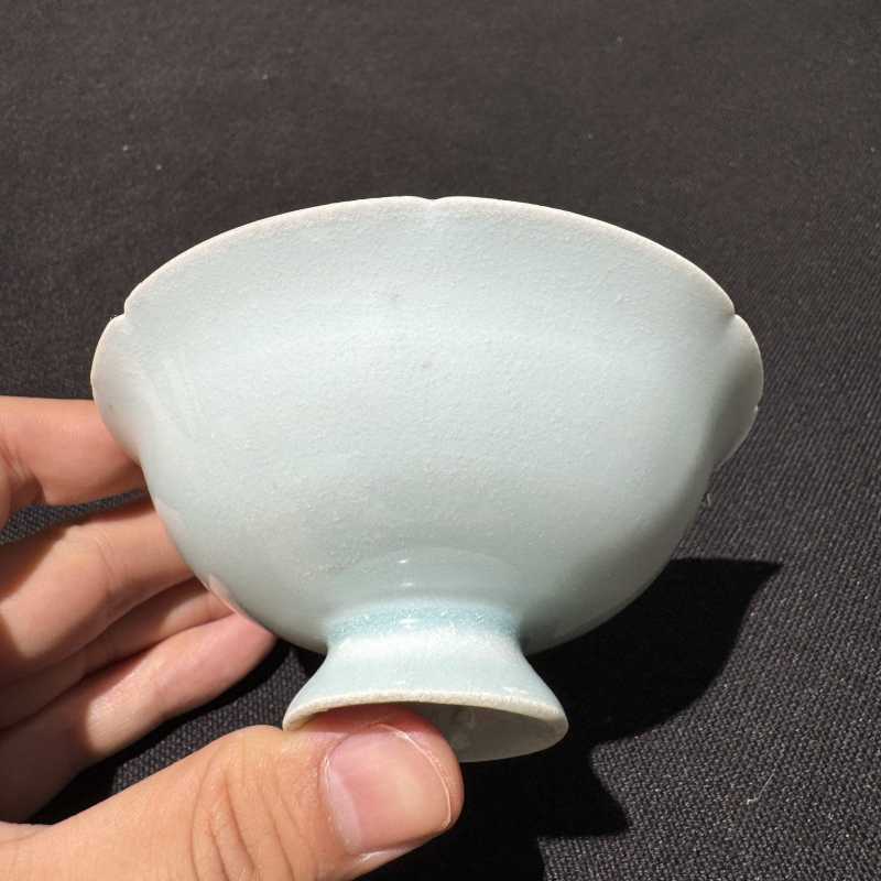 明 湖田茶盏、盏托一套 - 图4