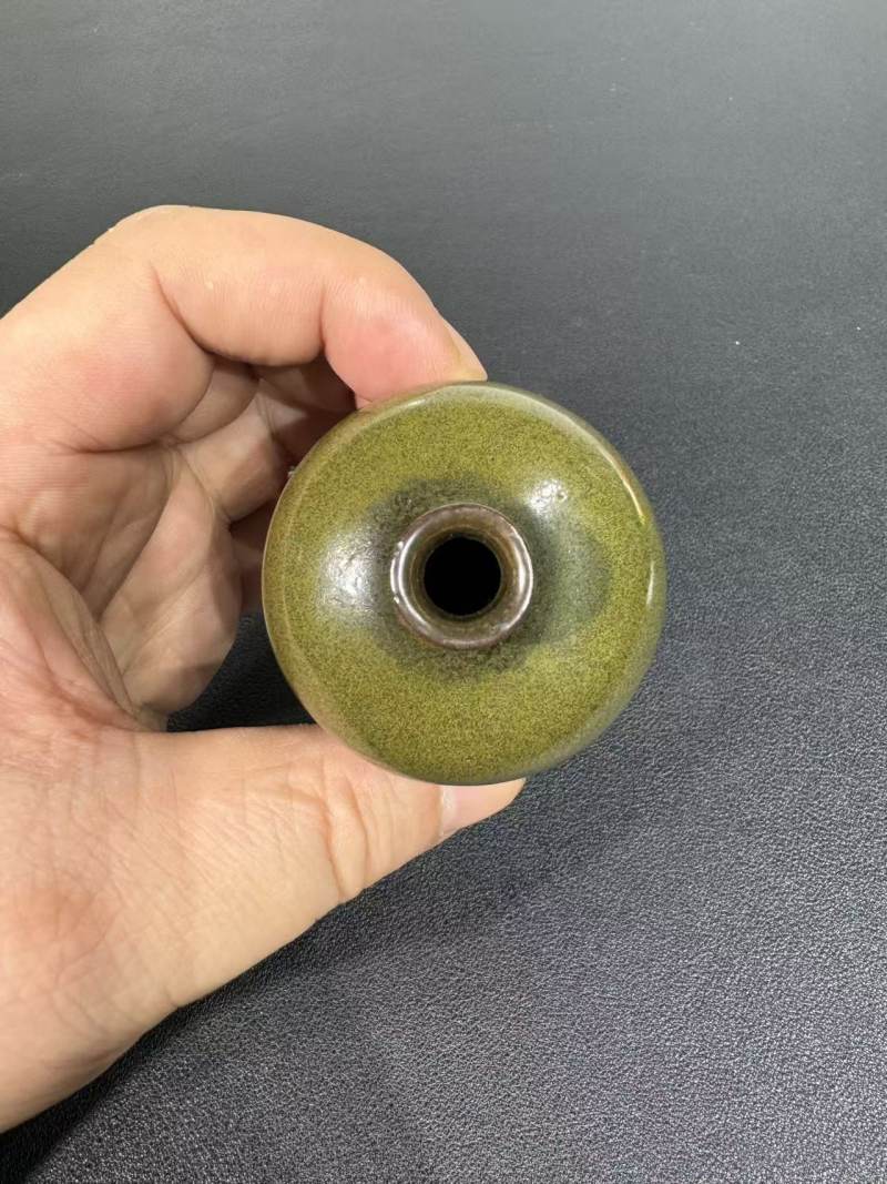 清乾隆 茶叶末釉小梅瓶 - 图5