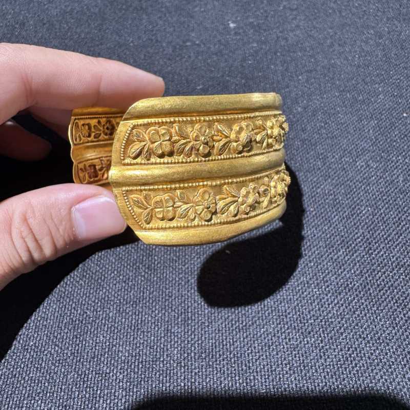 明 錾花金臂钏 - 图4