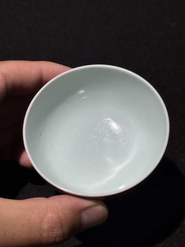 清雍正 霁红釉小酒圆 - 图8
