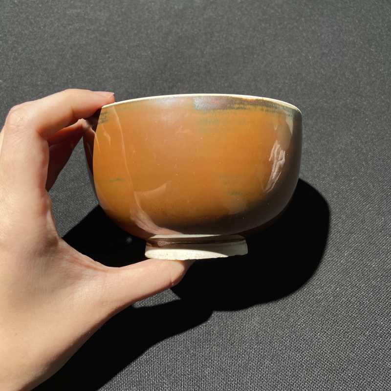 明 酱釉盖碗 - 图5