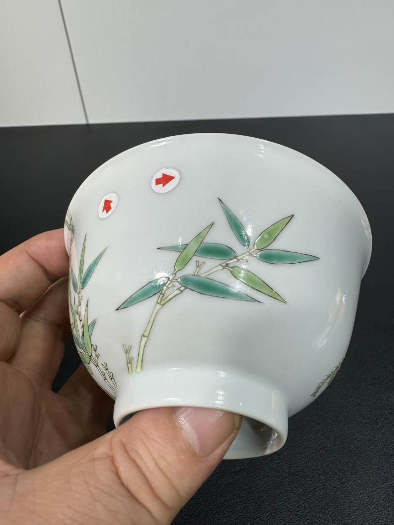 清嘉庆 粉彩过枝瓜瓞绵绵纹碗 - 图6