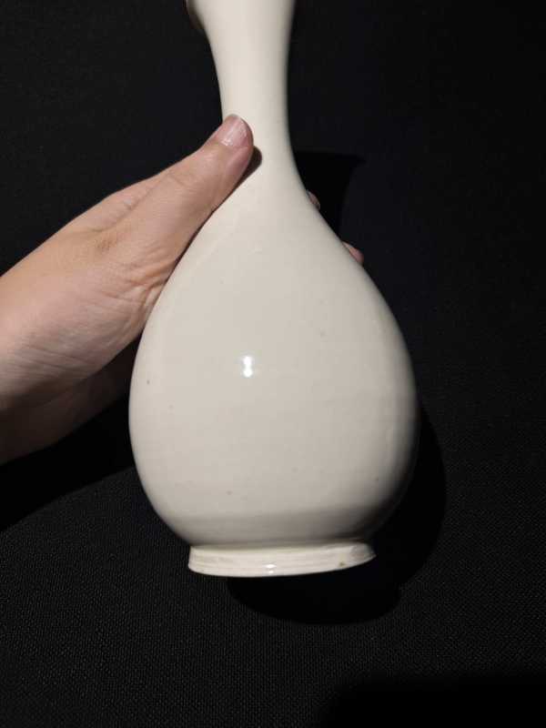 明 白釉柳叶净瓶 - 图7