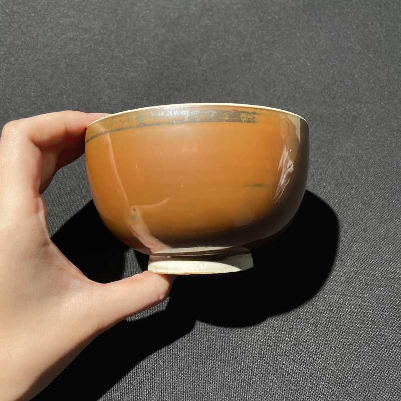明 酱釉盖碗 - 图6