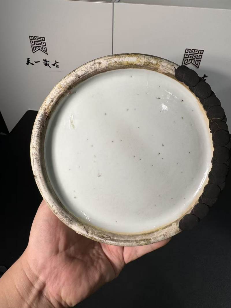 清雍正 斗彩缠枝牡丹纹大瓶 - 图8