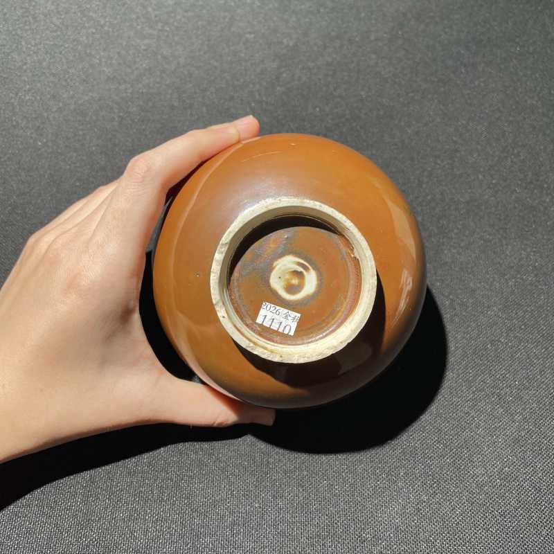 明 酱釉盖碗 - 图9