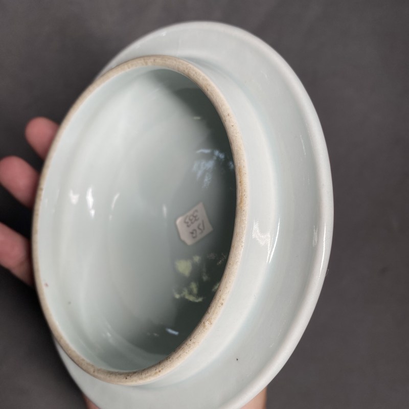 清乾隆 青花几何花卉纹壮罐 - 图7