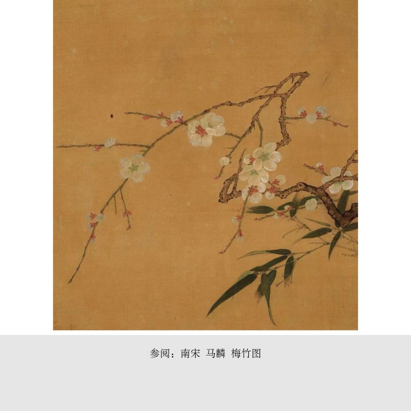 清康熙 青花月下双清图盘 - 图2