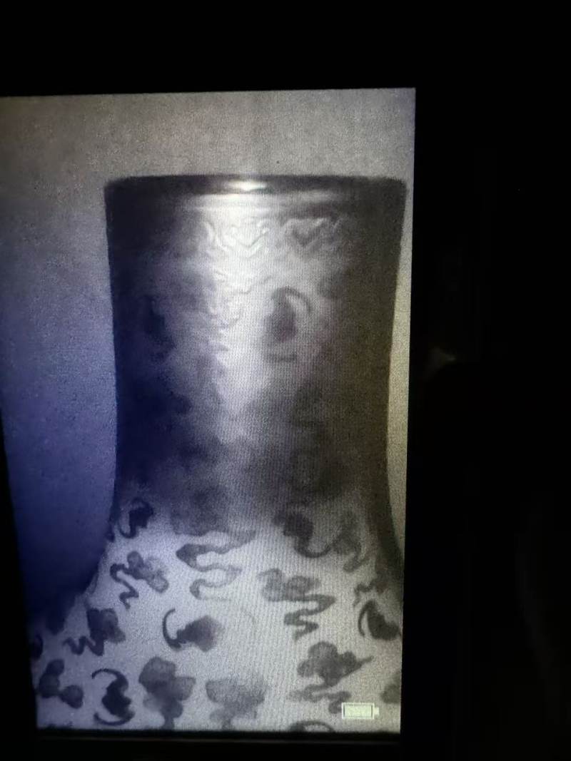 清光绪 粉彩云福纹荸荠瓶 - 图8