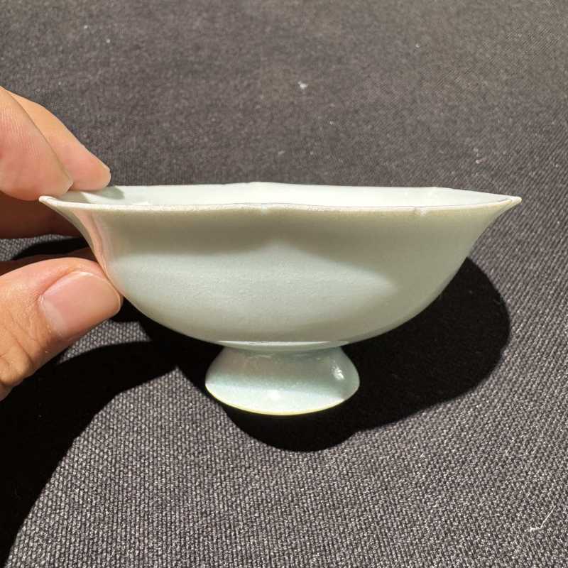 明 湖田茶盏、盏托一套 - 图6