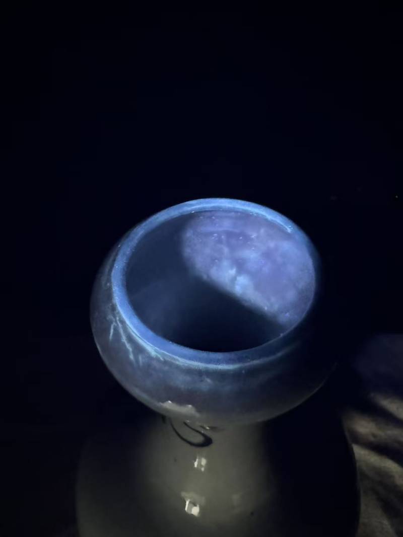 清乾隆 青花釉里红狮子绣球纹洗口瓶 - 图10