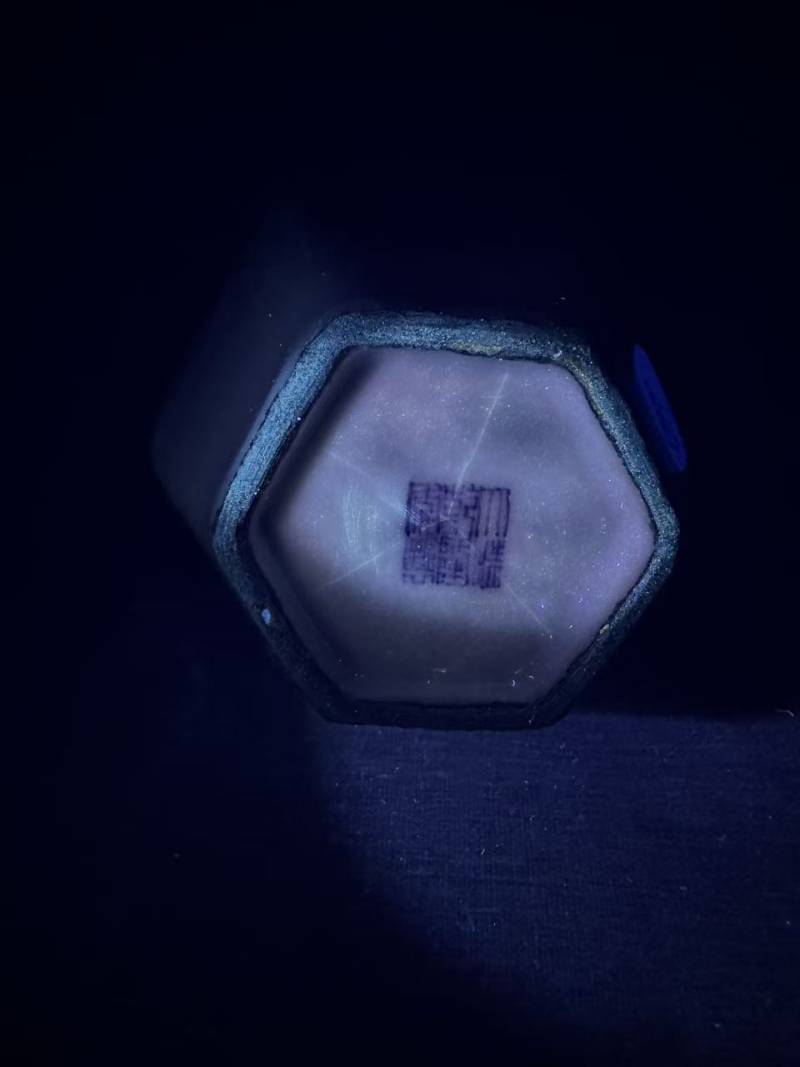 清乾隆 粉青双耳六方瓶 - 图8
