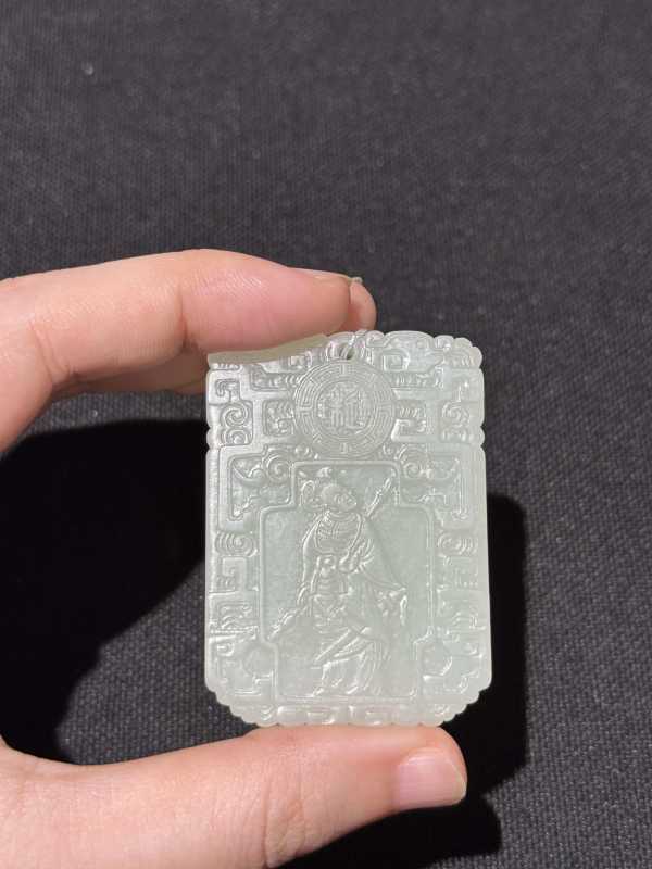 清 白玉无双谱文珍牌 - 图4