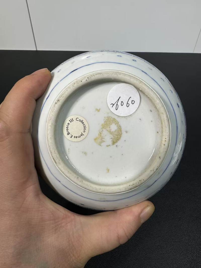 清康熙 青花饕餮纹胆瓶 - 图7