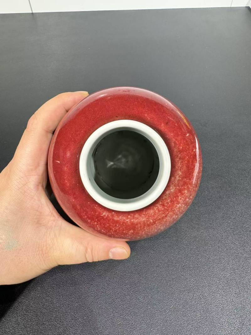 清康熙 郎窑红罐 - 图6