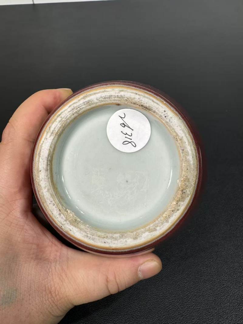 清康熙 郎窑红罐 - 图7