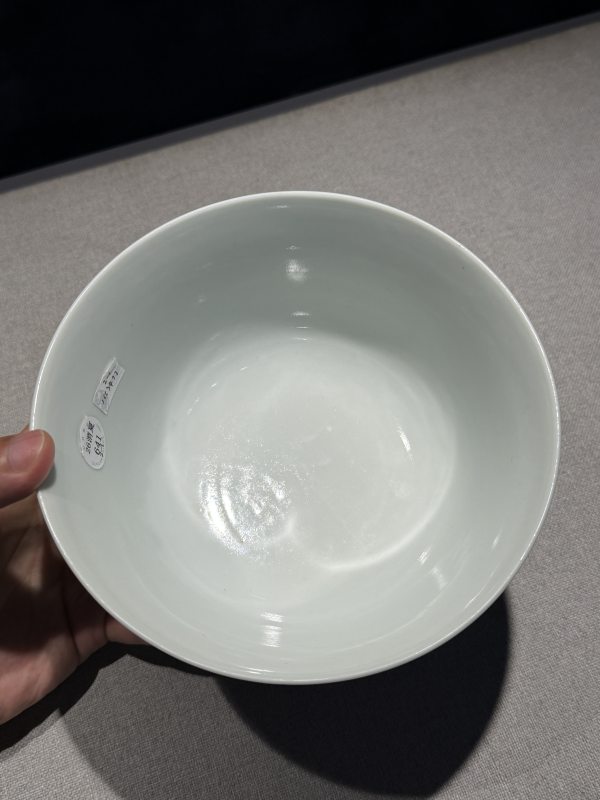 清道光 青花缠枝牡丹纹宫碗一对 - 图30