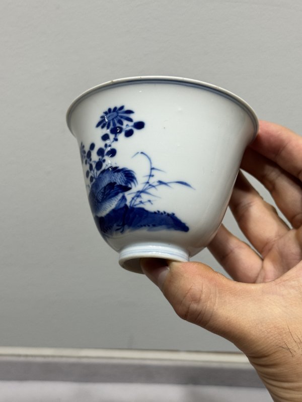 清雍正-乾隆 青花大吉图铃铛杯 - 图7