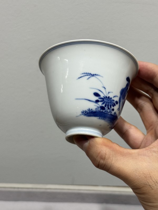 清雍正-乾隆 青花大吉图铃铛杯 - 图9