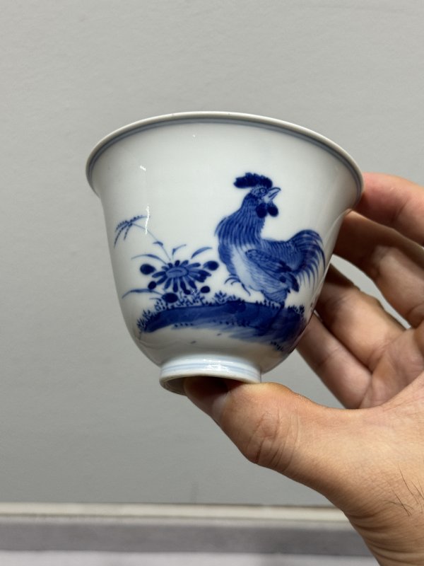 清雍正-乾隆 青花大吉图铃铛杯 - 图11