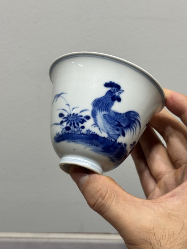 清雍正-乾隆 青花大吉图铃铛杯 - 图12