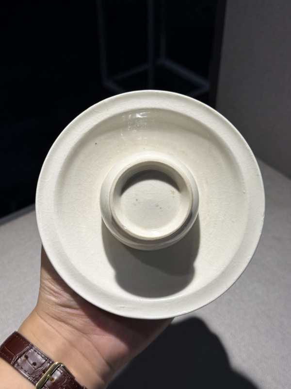 明 白釉盏托一套 - 图21