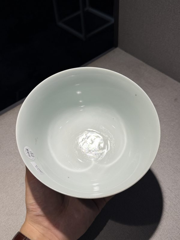 清道光 青花缠枝牡丹纹宫碗一对 - 图42