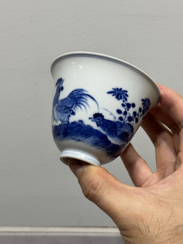 清雍正-乾隆 青花大吉图铃铛杯 - 图14