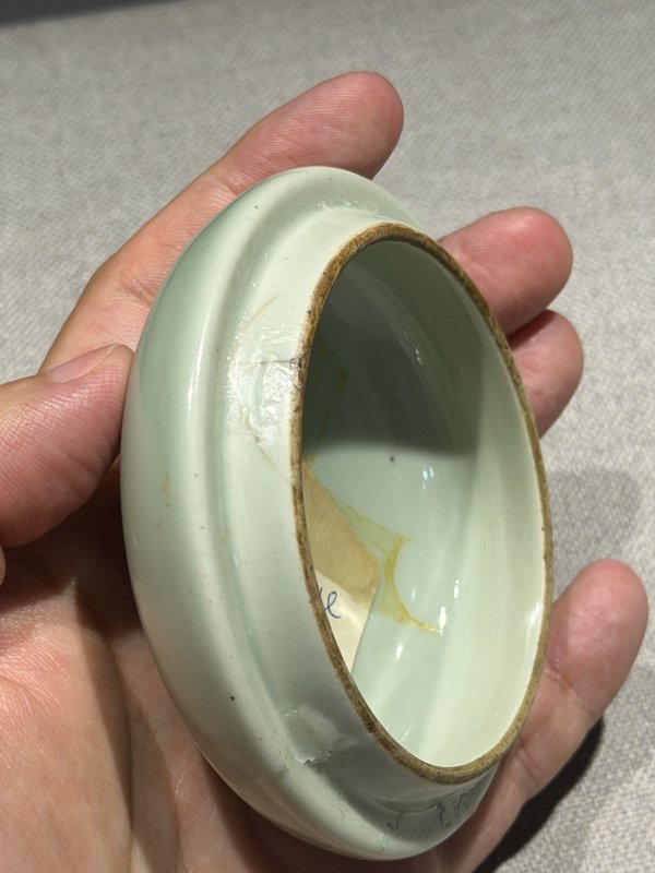 清乾隆 冬青釉月牙罐 - 图19
