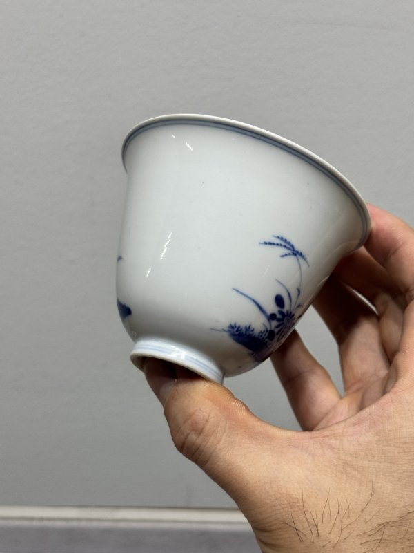 清雍正-乾隆 青花大吉图铃铛杯 - 图18