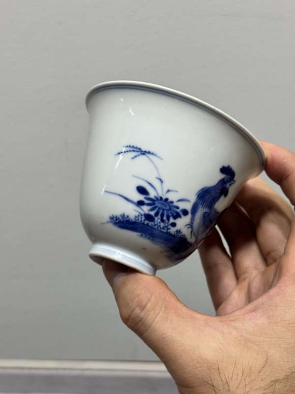 清雍正-乾隆 青花大吉图铃铛杯 - 图19