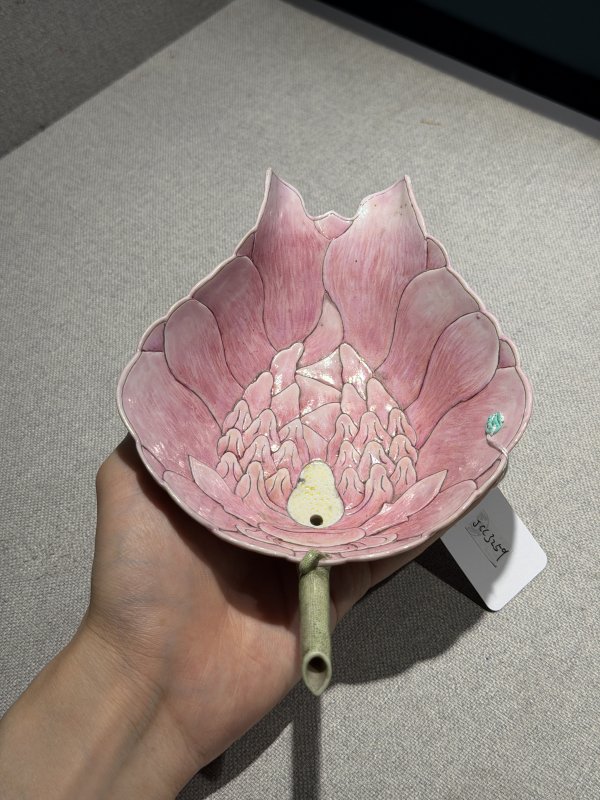 清光绪 粉彩秋操杯 - 图3