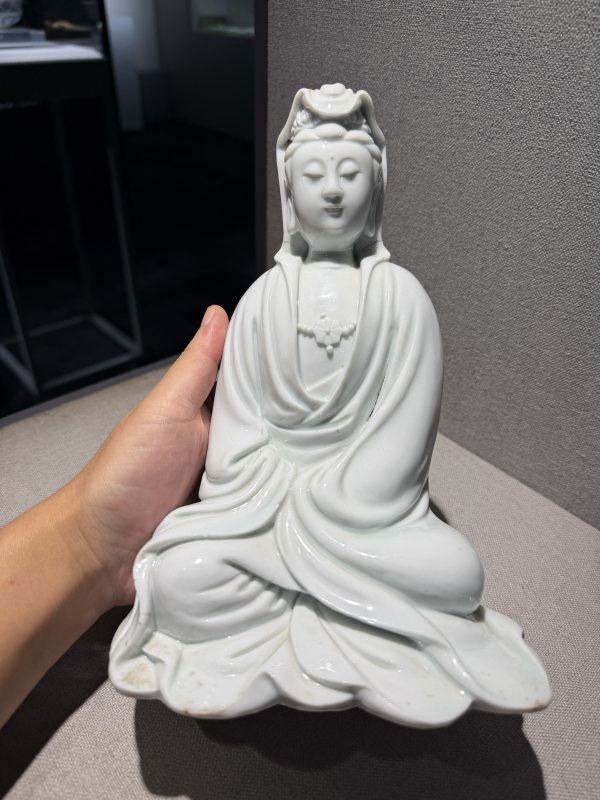 清中期 德化窑观音 - 图2