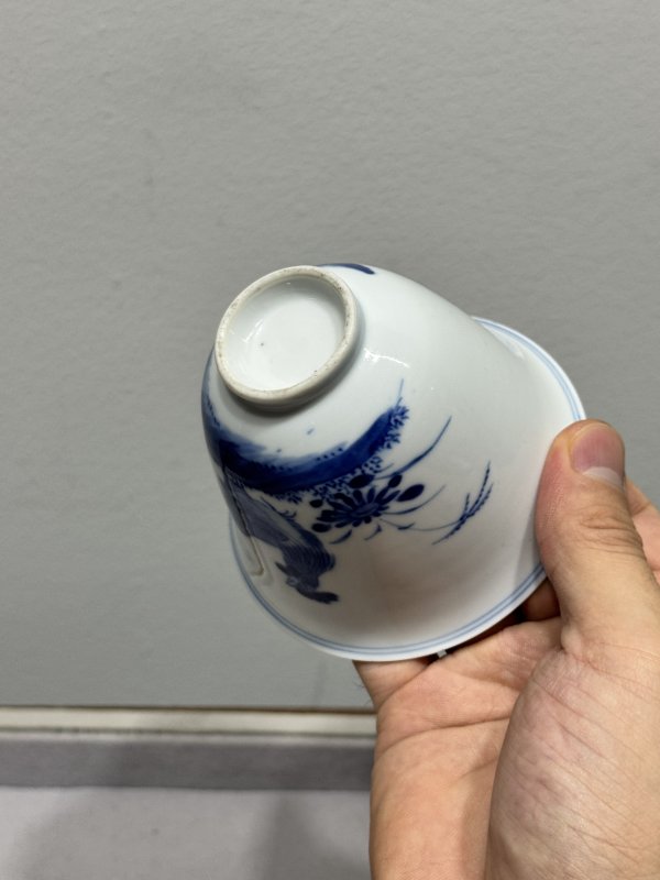 清雍正-乾隆 青花大吉图铃铛杯 - 图23