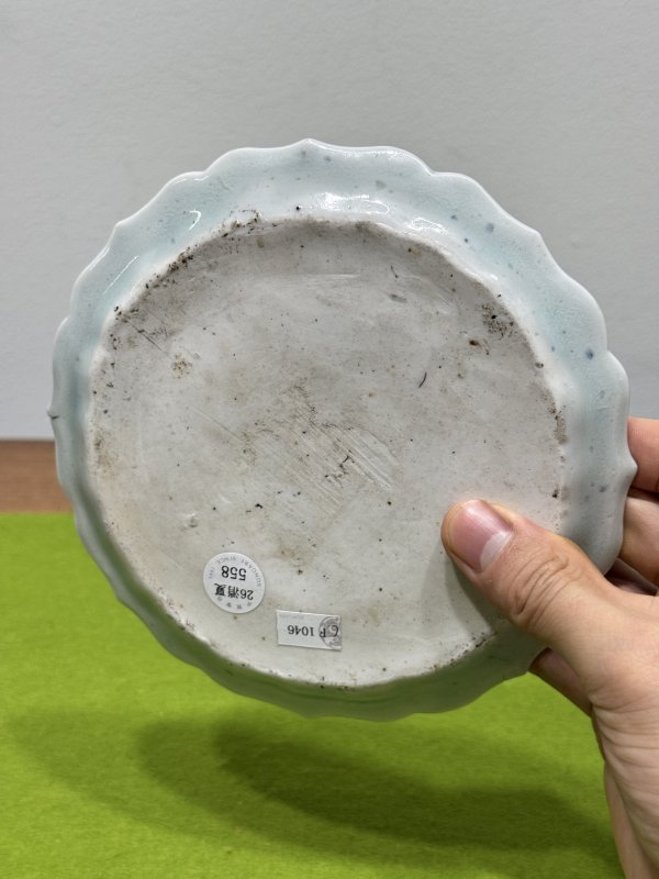 元 青花缠枝牡丹纹花口盘 - 图24