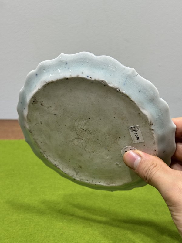 元 青花缠枝牡丹纹花口盘 - 图25