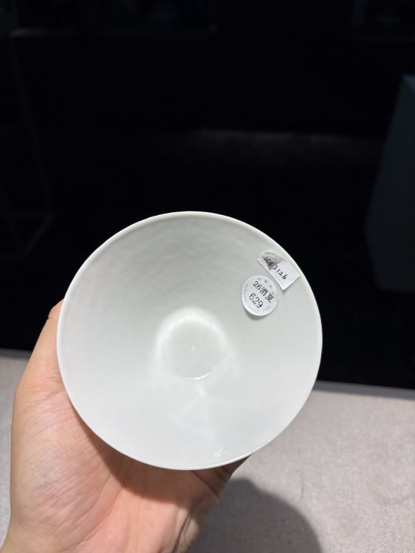 清早期 “永乐年制”款甜白釉暗龙纹小盏 - 图10