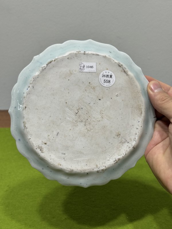 元 青花缠枝牡丹纹花口盘 - 图27