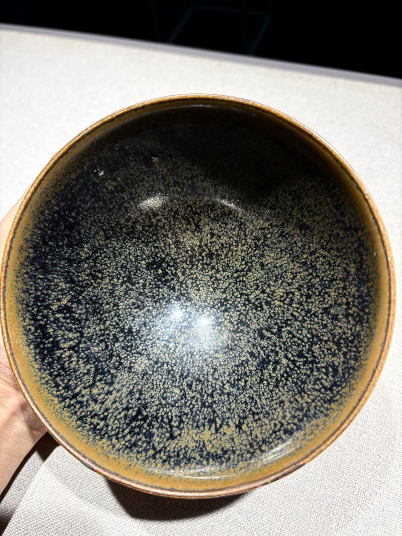 明 黑釉油滴盏 - 图4