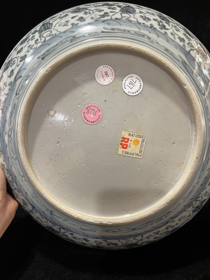 明正德 青花松竹梅盘 - 图6