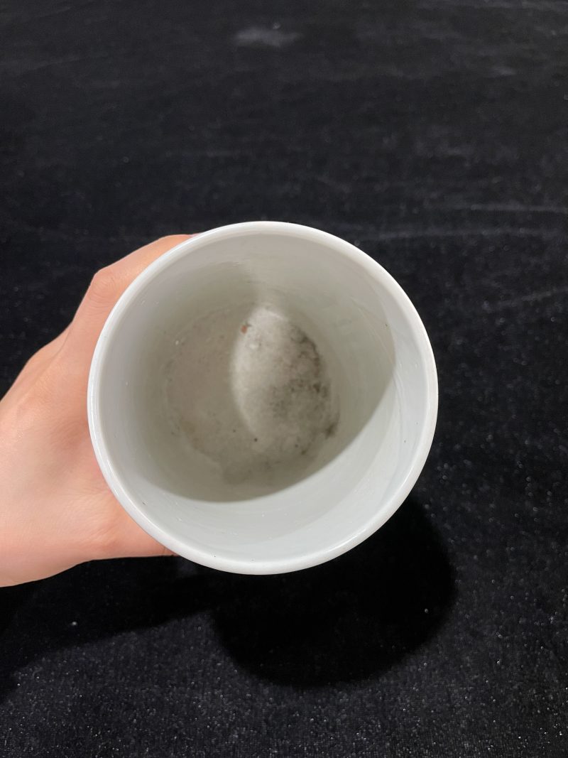 清康熙 五彩龙纹笔筒 - 图4