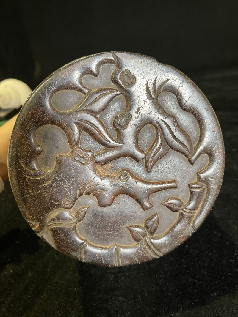 清 紫檀笔筒 - 图6