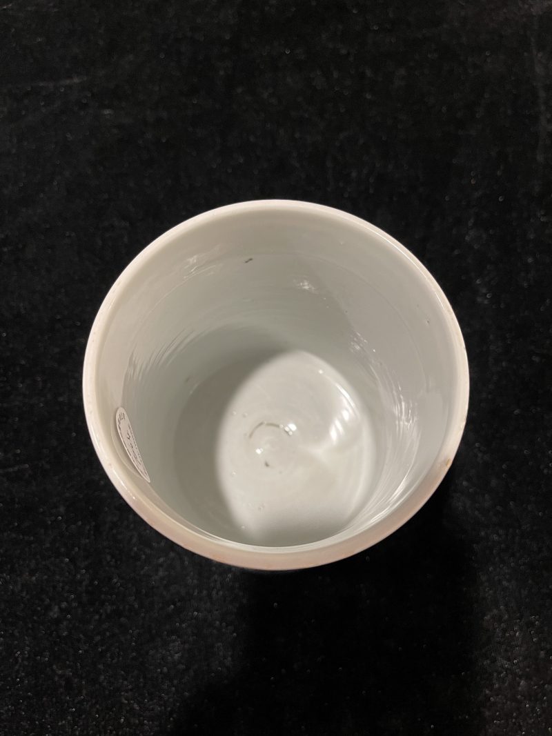 清中期 青花花鸟纹笔筒 - 图3
