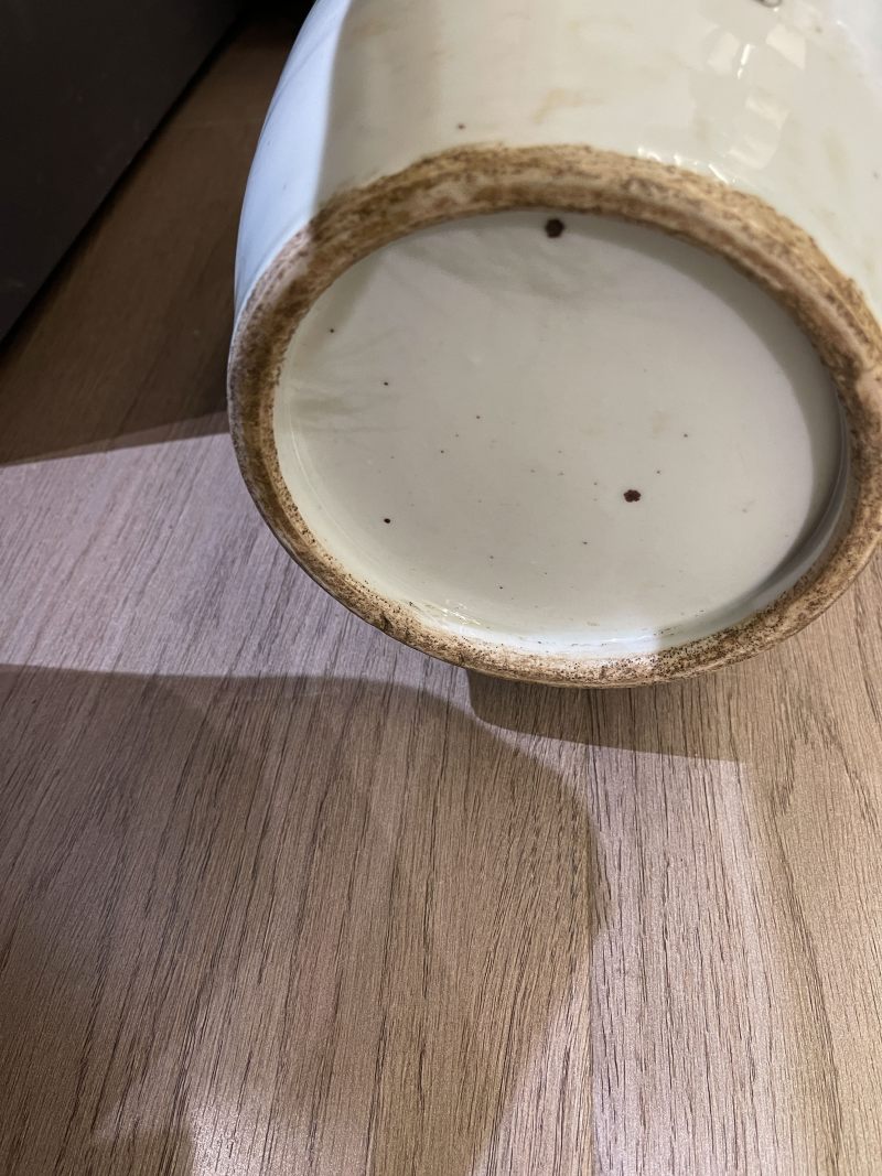 清 粉彩人物诗文瓶两对4件 - 图12