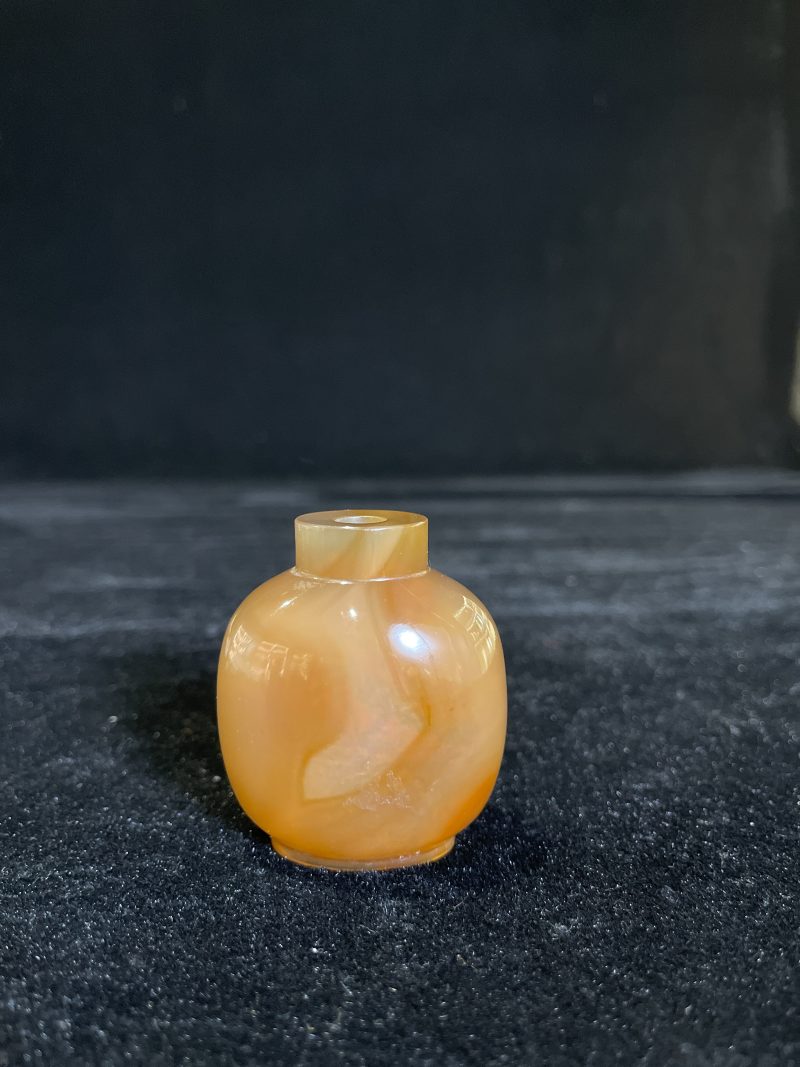 清晚期 玛瑙鼻烟壶 - 图2