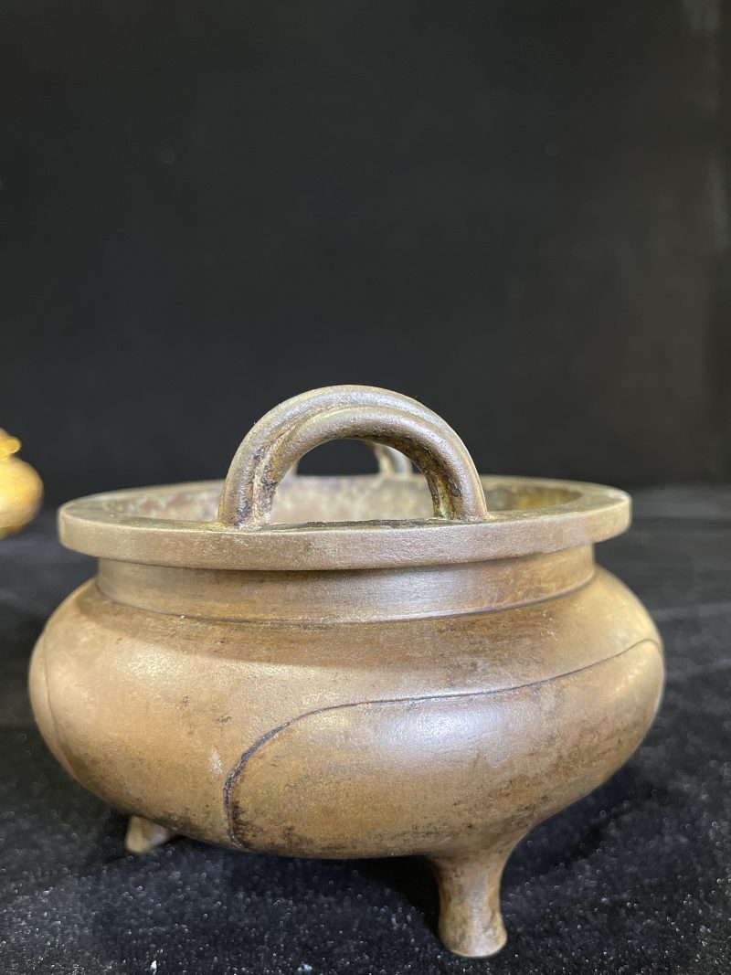 清早期 铜绳耳炉 - 图3