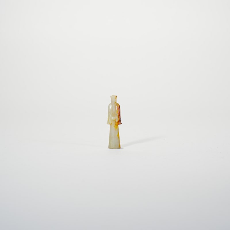 明 白玉翁仲