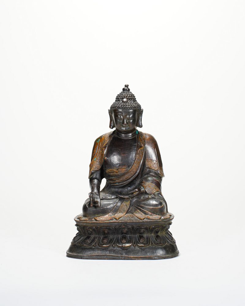 明 铜药师佛