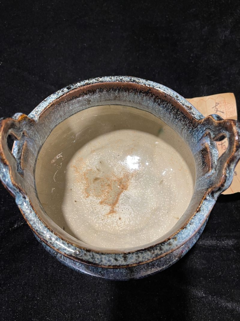清 窑变釉三足双耳炉 - 图6